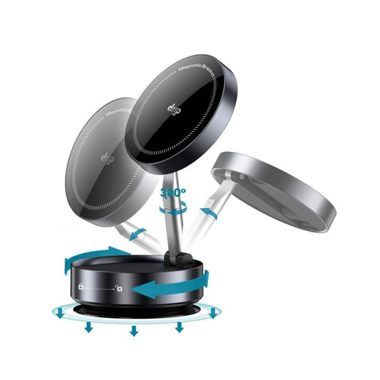 حامل هاتف للسيارة بتصميم عالمي قابل للتدوير 360 درجة