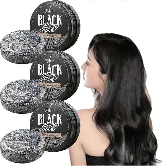 الصابون الأسود للشيب وتكثيف الشعر
