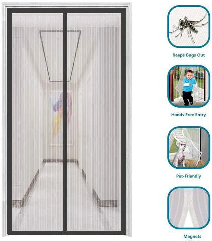 ستارة باب مغناطيسية لمنع دخول الحشرات